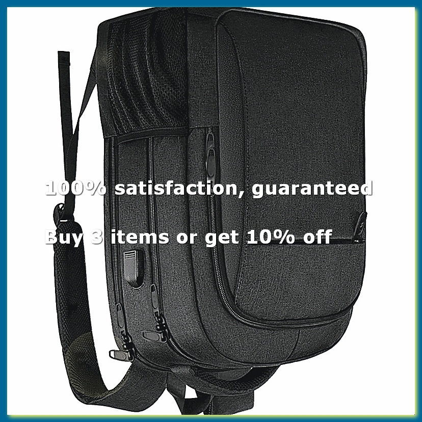 Travel Backpack Anti Theft - Ransel Laptop Perjalanan Besar, Tas Laptop