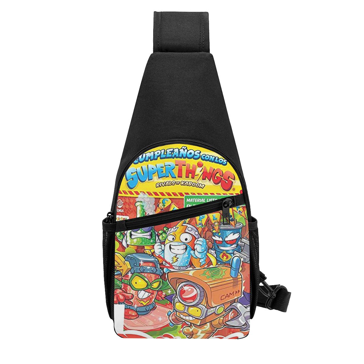 Sling Backpack Shoulder - Super Zings Superthings Tas Dada Kartun
