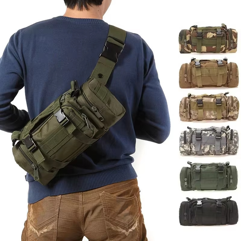 Hiking Backpack Waterproof - Tas Pinggang Taktis Molle Pria Tahan