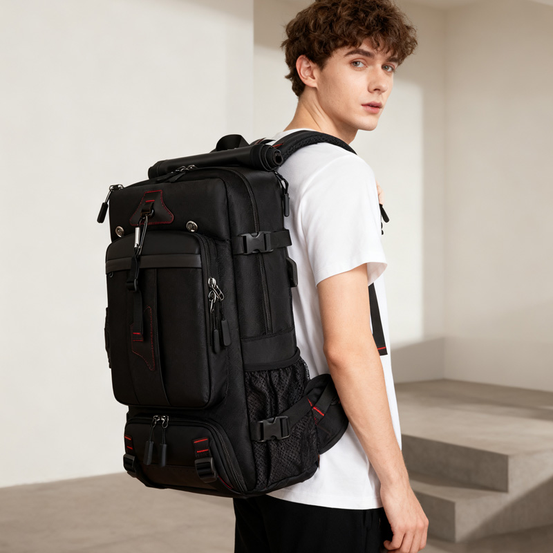 Laptop Backpack 15.6 - Ransel Perjalanan Kapasitas Besar, Kompartemen Bagasi