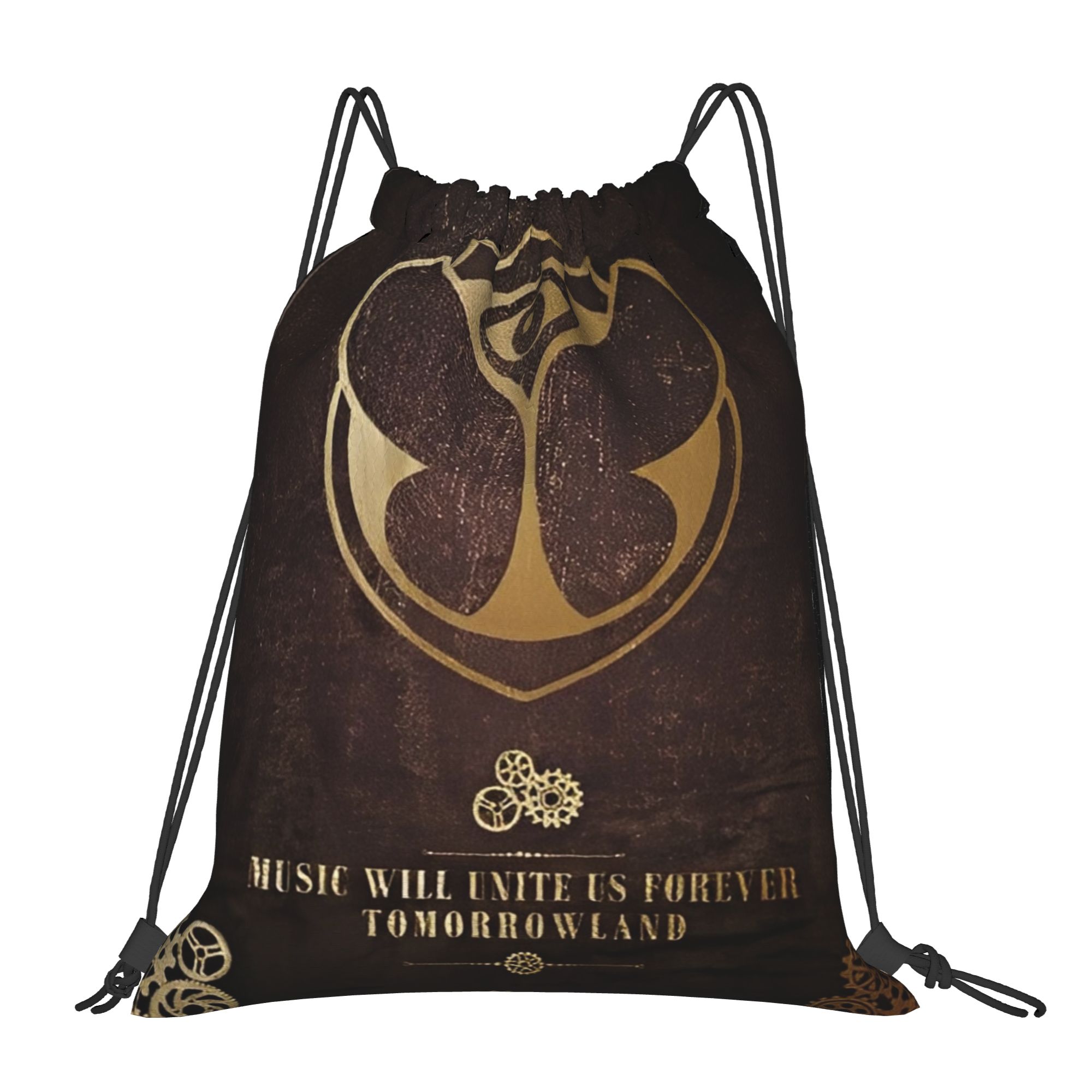 Drawstring Gym Bag - Tas Serut Tomorrowlands, Tas Ransel Olahraga,