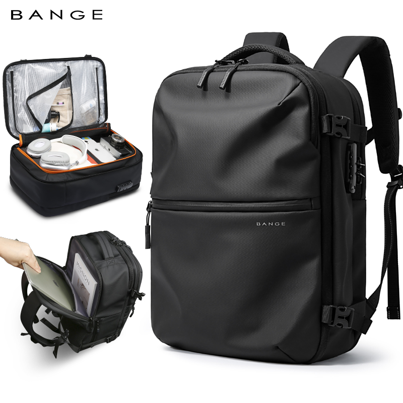 Laptop Backpack 15.6 - BANGE Tas Kabin Anti Maling dengan