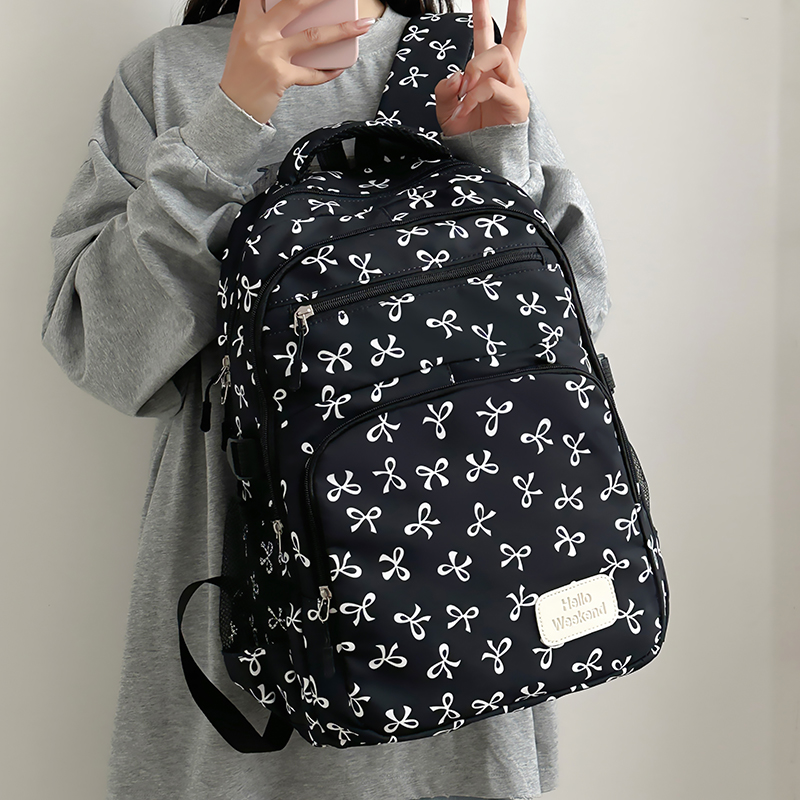 Sling Backpack Shoulder - 3Pcs Tas Ransel Cetak Pita Lucu