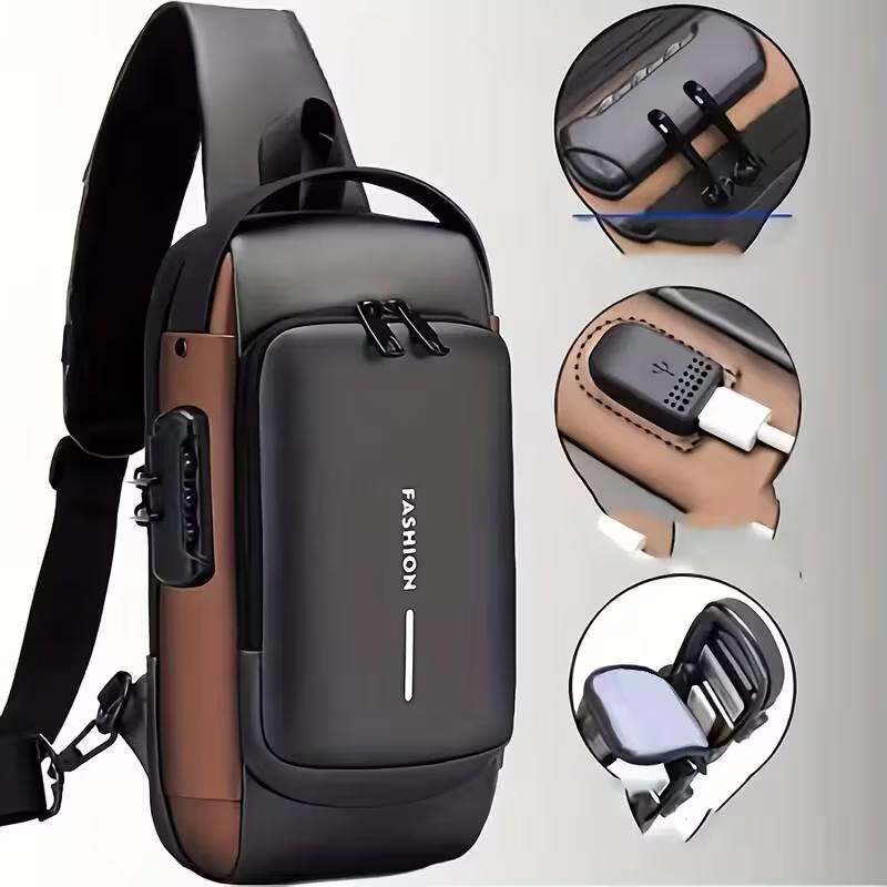 Travel Backpack Anti Theft - Tas Ransel Motor Anti Maling dengan