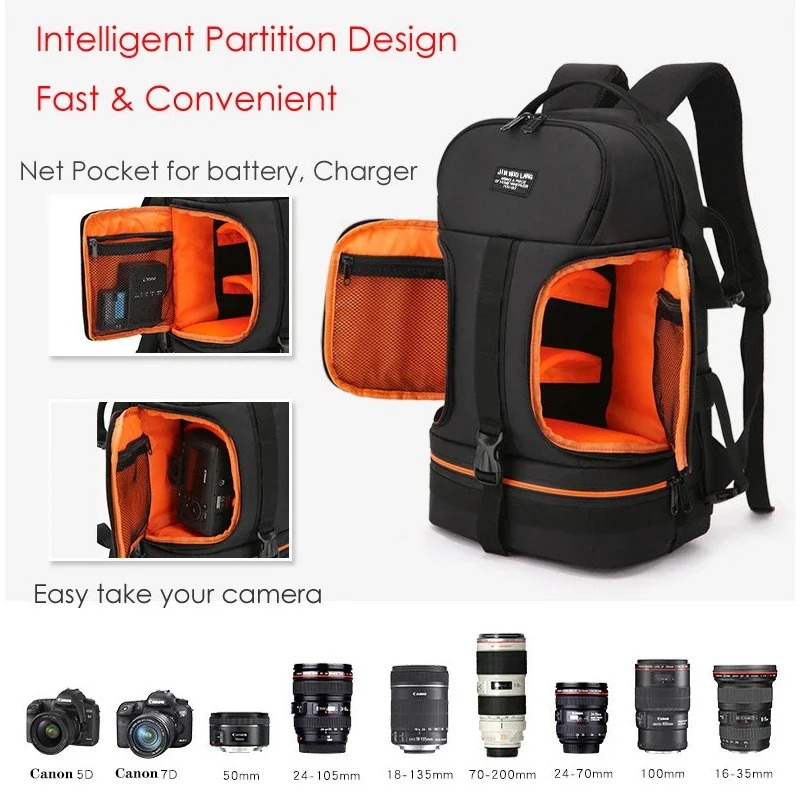 Laptop Backpack 15.6 - Tas Ransel Kamera Video Tahan Air