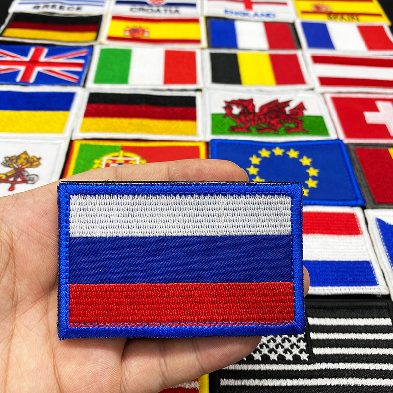Urban Backpack Tactical - Bendera Negara Bordir Kait Lingkaran Patch