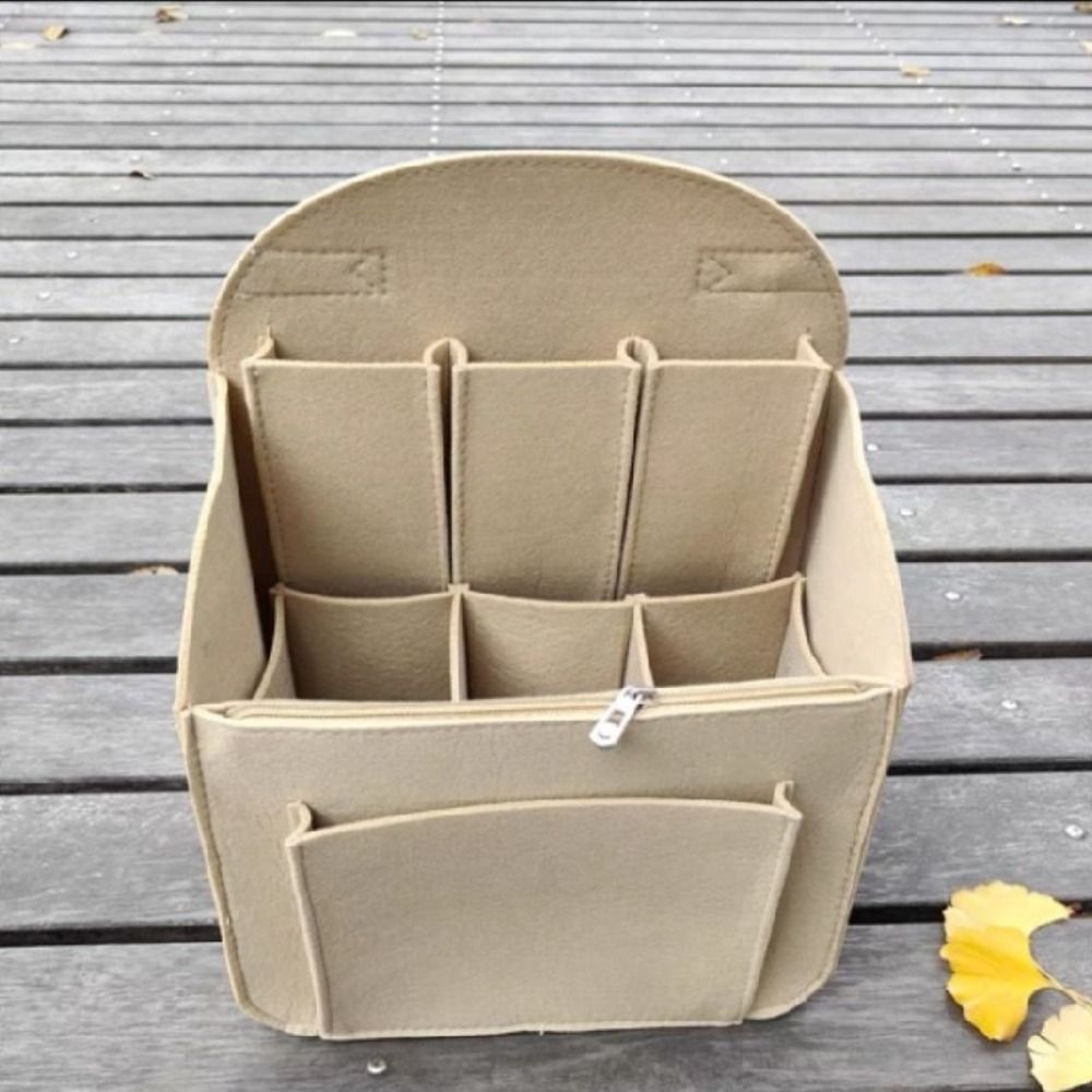 Backpack Insert Organizer - Tas riasan selempang pengatur riasan untuk