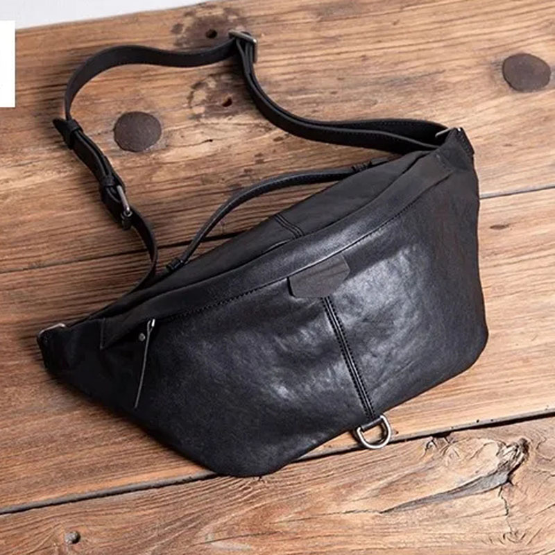 Leather Backpack Vintage - AETOO Tas dada pria dari kulit