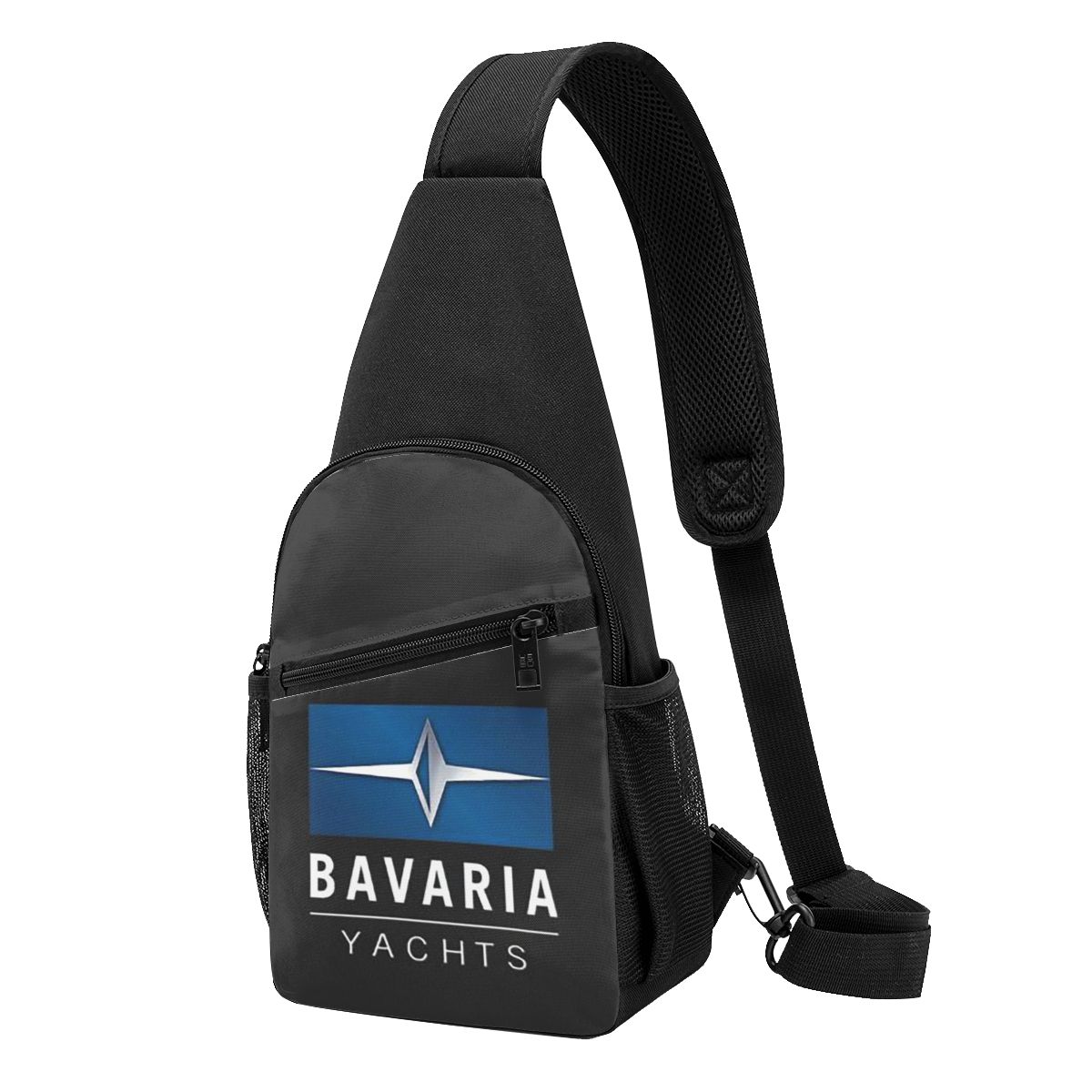 Sling Backpack Shoulder - Bavaria Yachts Tas Dada Logo Biru