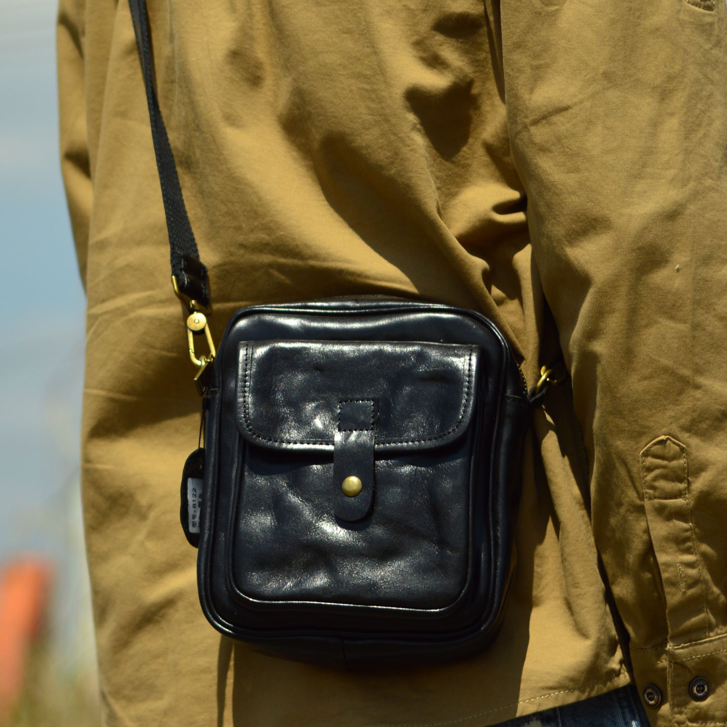 Leather Backpack Vintage - Tas bahu bisnis pria berbahan kulit