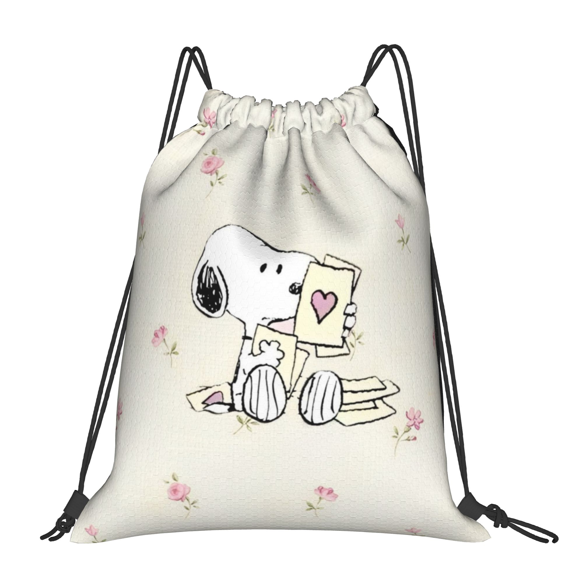 S-Snoopys Loving Gesture Backp - Drawstring Gym Bag ulasan dan harga