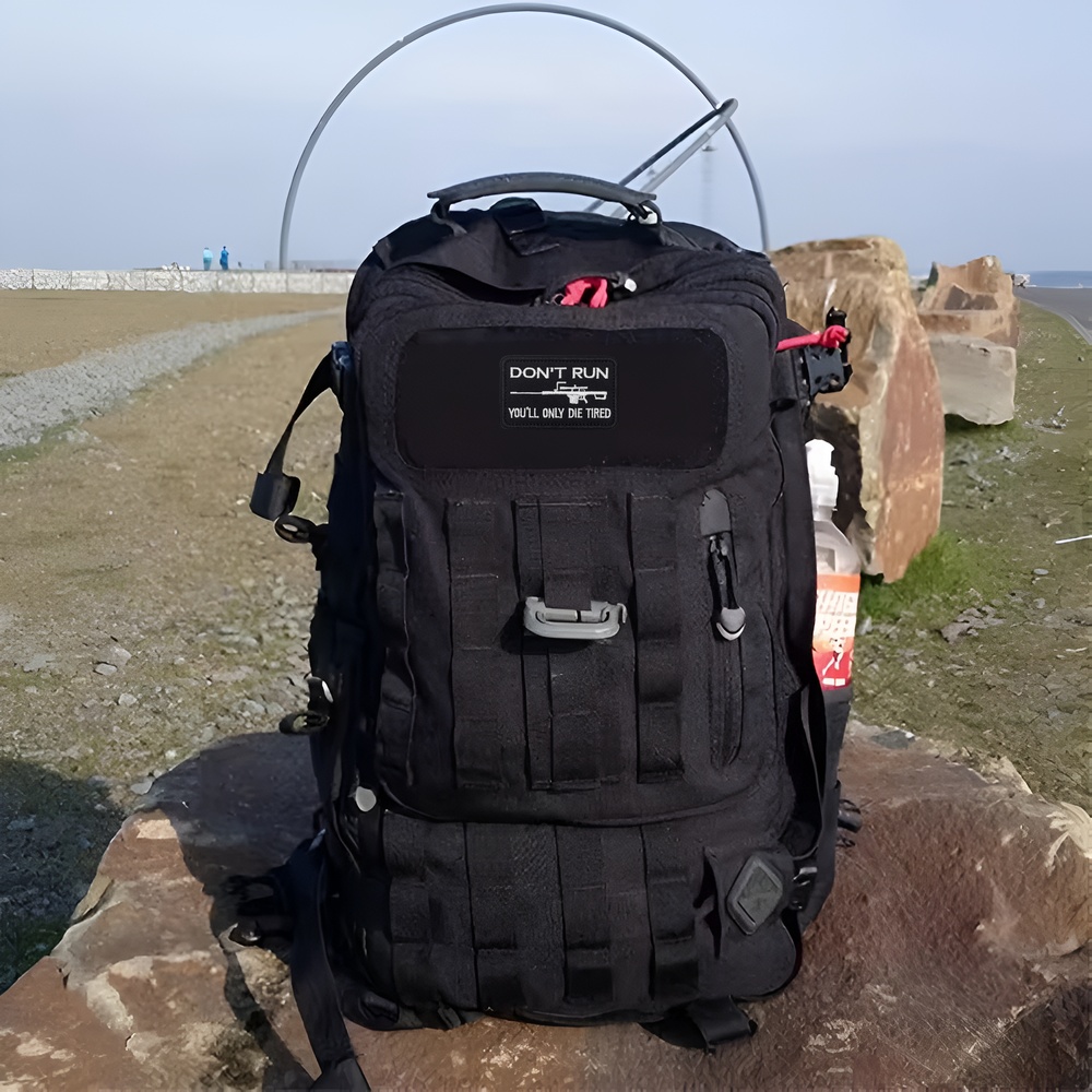 JANGAN BERJALAN Meme Menyenang - Urban Backpack Tactical ulasan dan harga