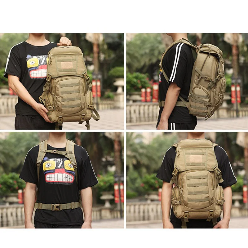 Tas Ransel Taktis 50L untuk Ol - Rucksack Military Style ulasan dan harga