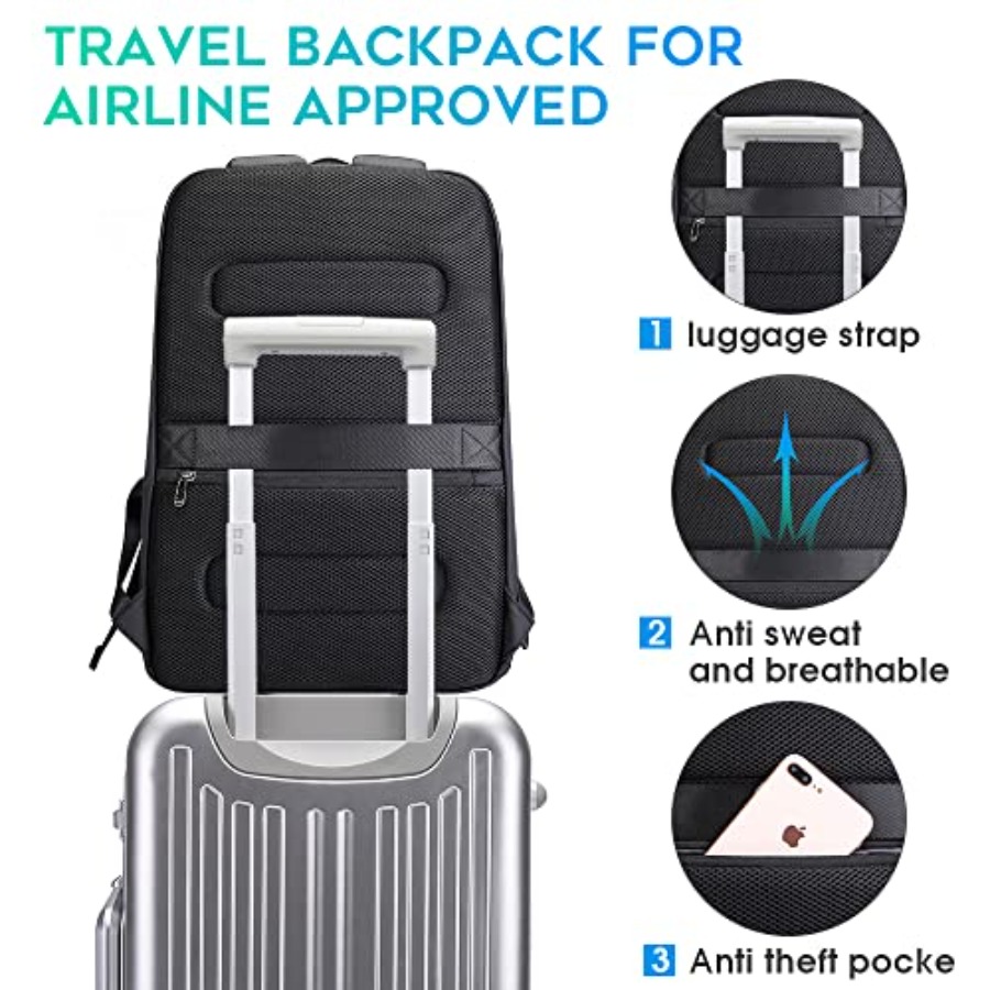 Tas Ransel Bisnis Pintar Tahan - Laptop Backpack 15.6 ulasan dan harga