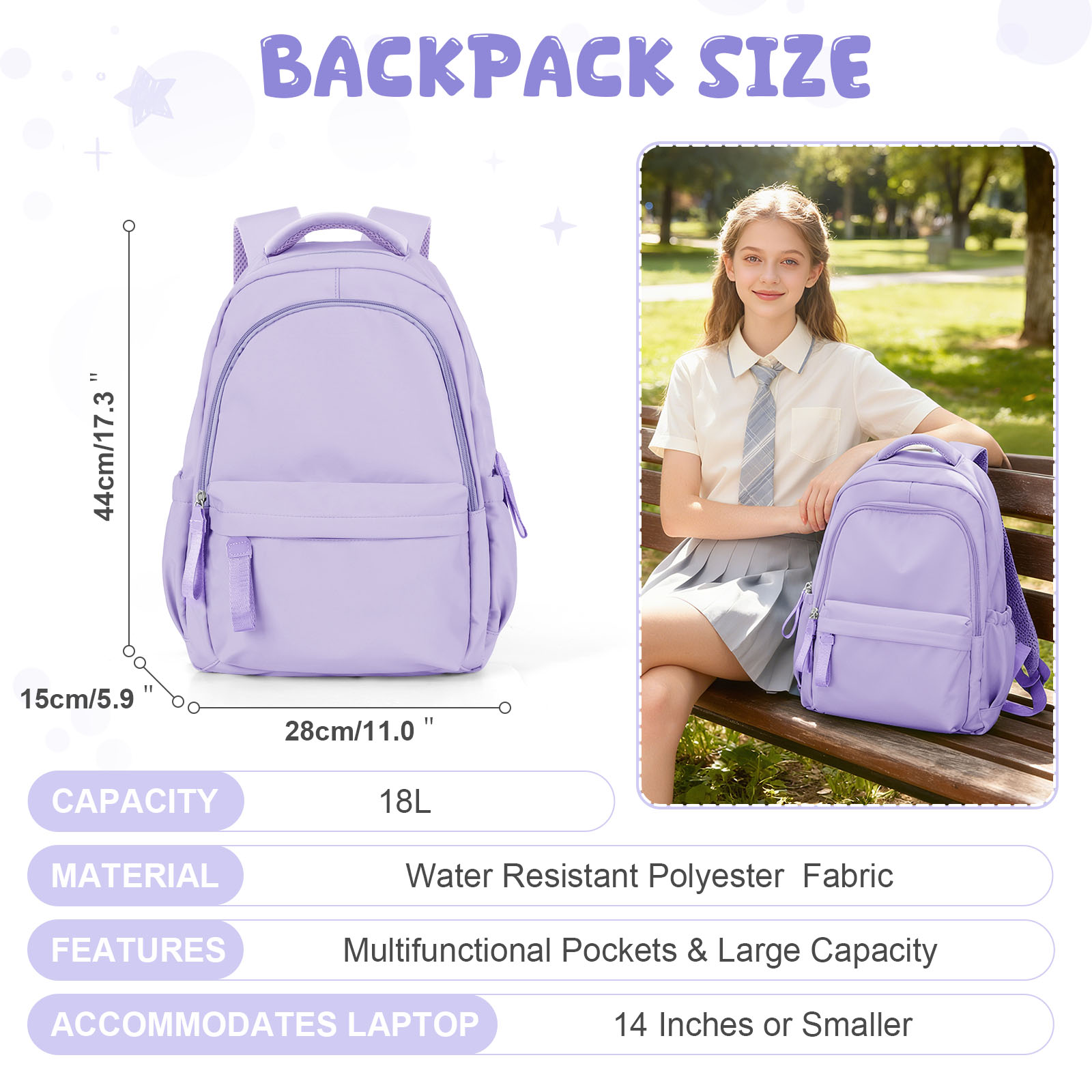 Tas Ransel Sekolah Remaja, Tas - Canvas Backpack Casual ulasan dan harga