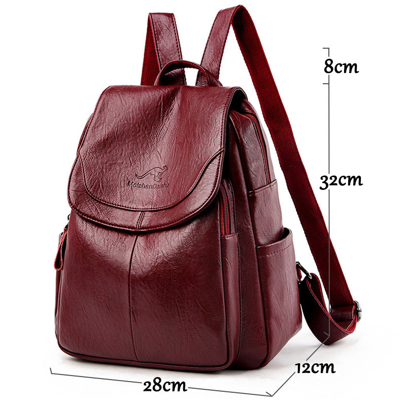 Tas ransel kulit lembut wanita - Leather Backpack Vintage ulasan dan harga