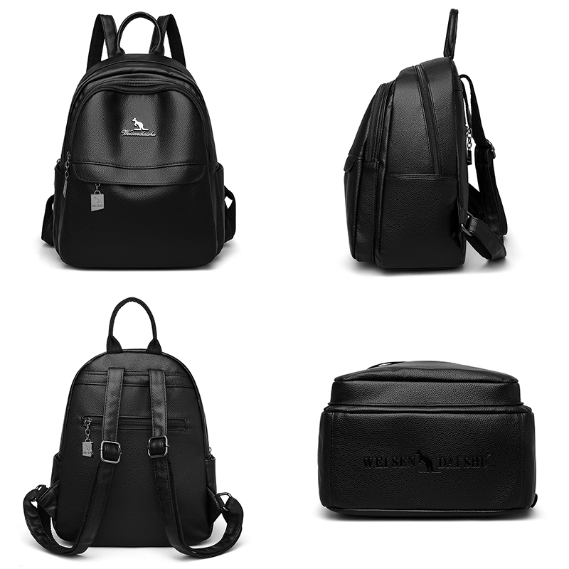 Tas bahu wanita, ransel kulit  - Mini Backpack Purse ulasan dan harga