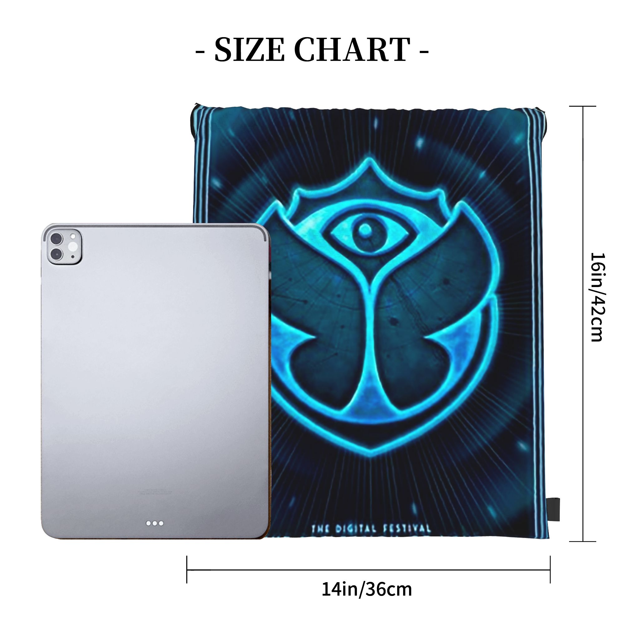 Place of the World Tomorrowlan - Drawstring Gym Bag ulasan dan harga