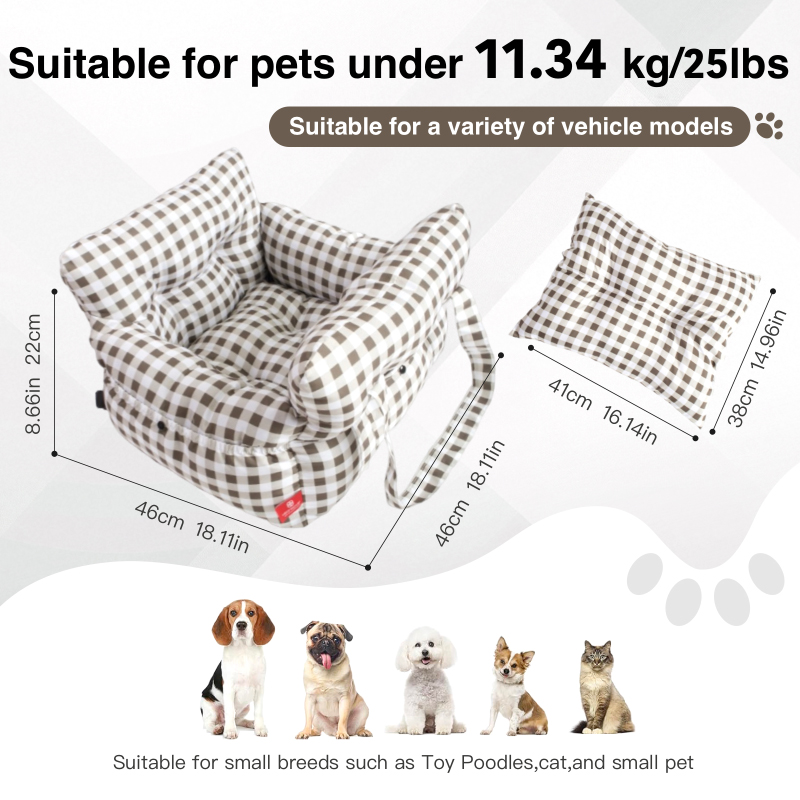 Tempat Tidur Mobil Anjing Mult - Foldable Backpack Small ulasan dan harga