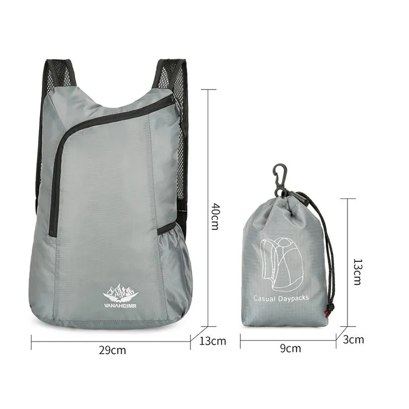 Ransel Luar Ruangan Ringan Uni - Foldable Backpack Small ulasan dan harga