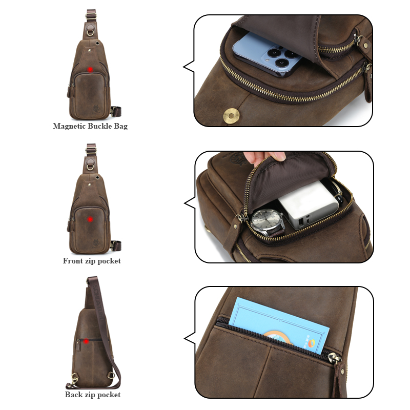 SCHLATUM tas dada kulit asli 1 - Leather Backpack Vintage ulasan dan harga
