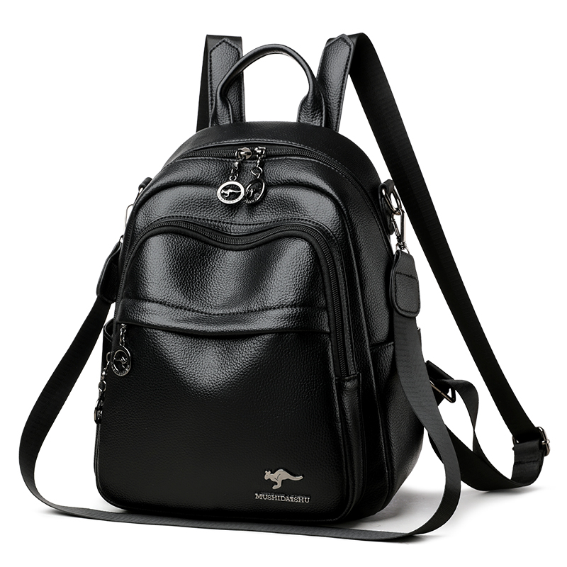 Tas Ransel Wanita Kulit PU Tah - Travel Backpack Anti Theft ulasan dan harga