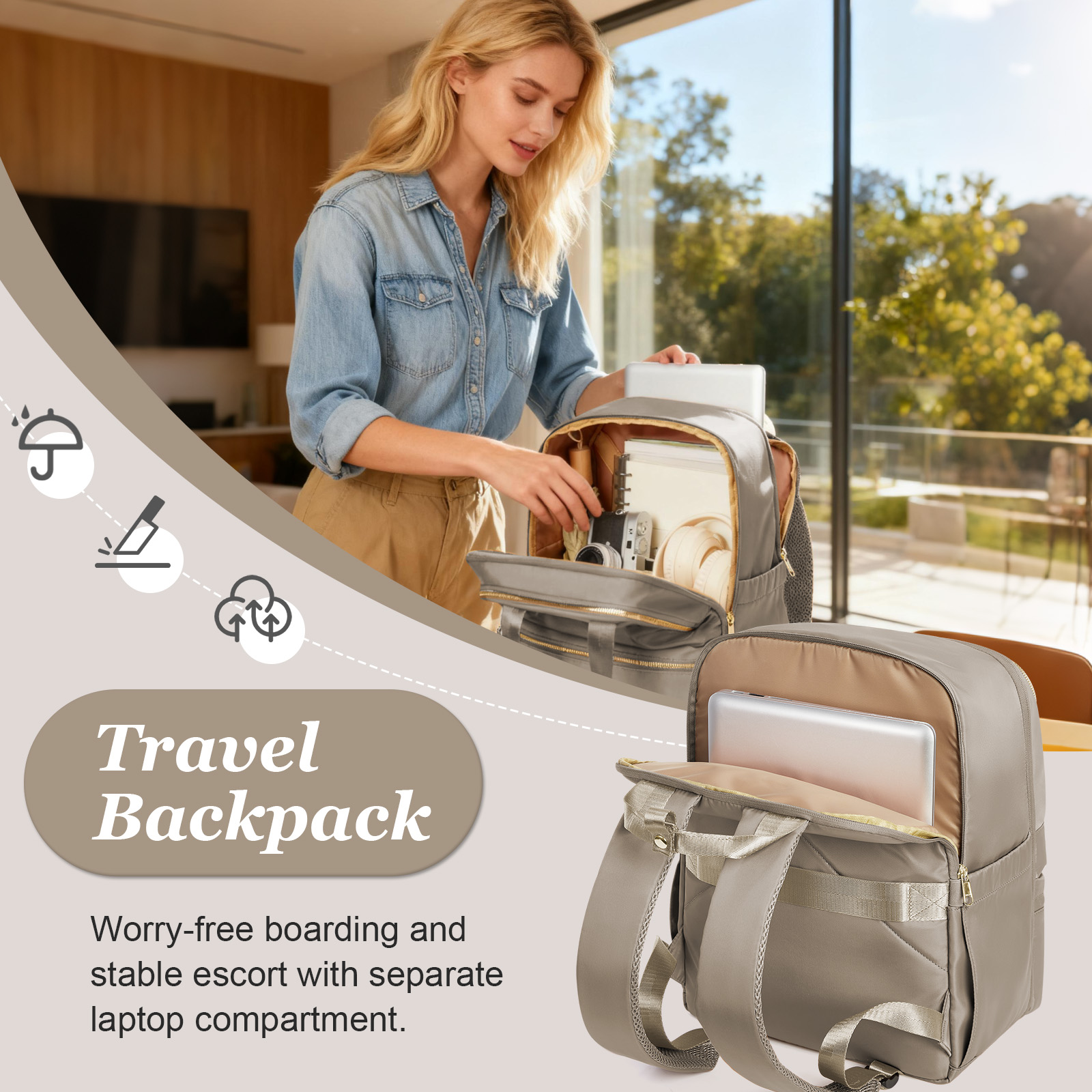 Ryanair 40x30x20 Tas Ransel Pe - Fashion Backpack Women ulasan dan harga