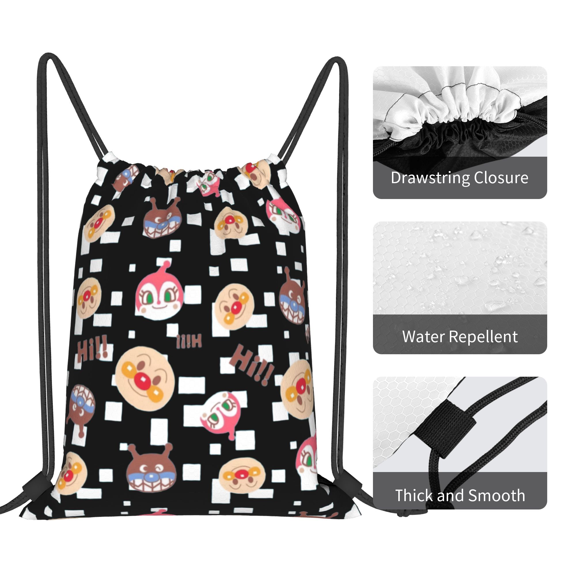 Tas Ransel Serut Anpanmans Kus - Drawstring Gym Bag ulasan dan harga