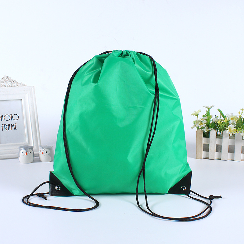 Ransel Serut Poliester Motif K - Drawstring Gym Bag ulasan dan harga