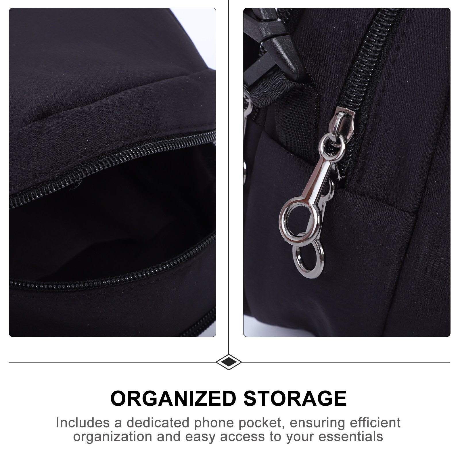 Tas Selempang Kulit Hitam Ring - Mini Backpack Purse ulasan dan harga