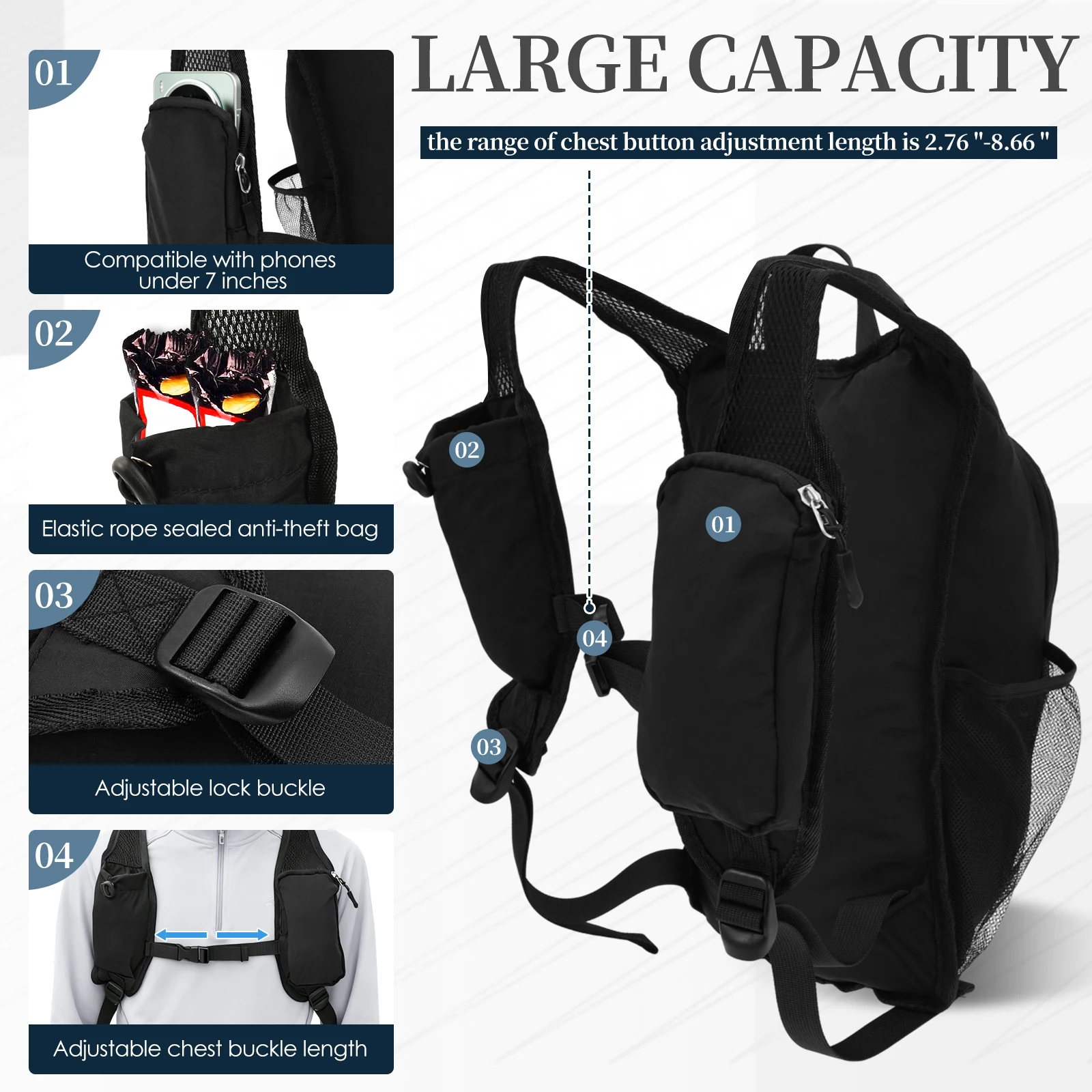 Ransel Hiking Kecil 10L Tas Gu - Foldable Backpack Small ulasan dan harga