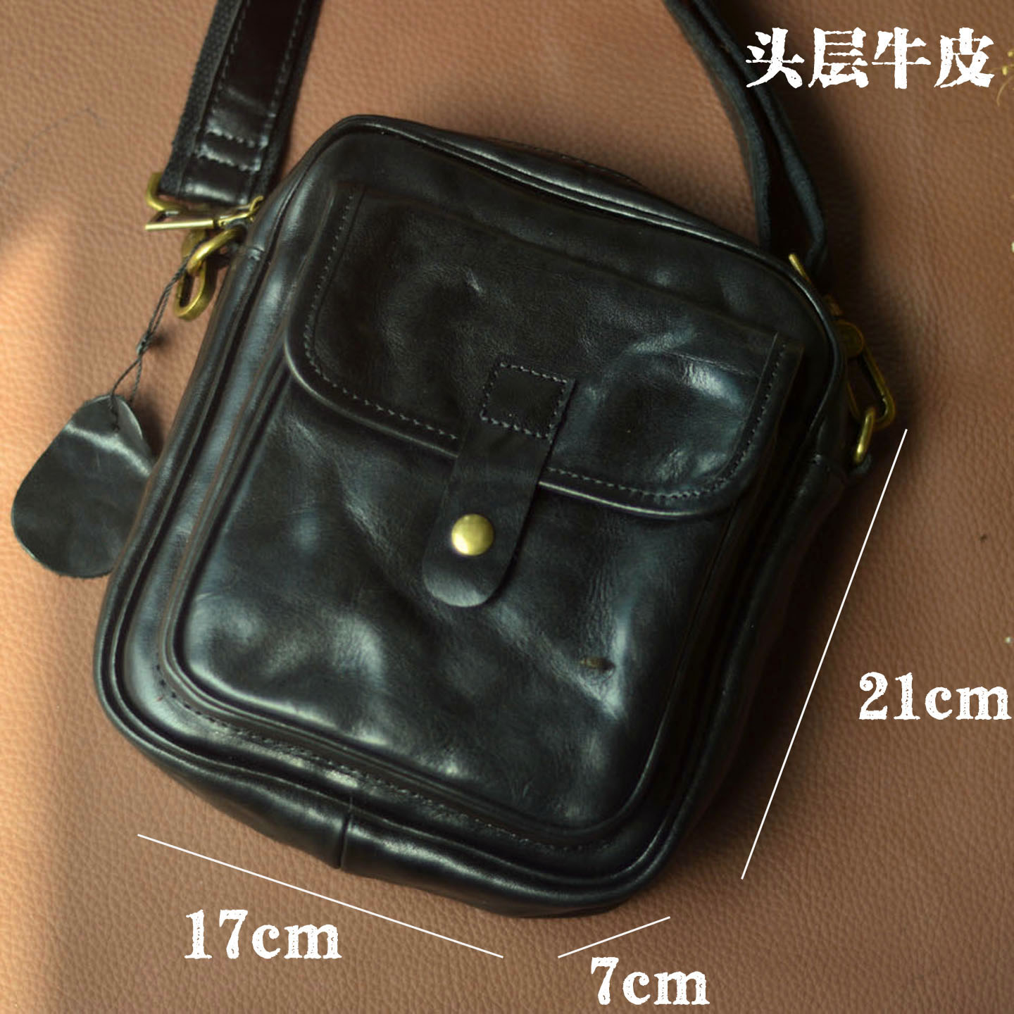 Tas bahu bisnis pria berbahan  - Leather Backpack Vintage ulasan dan harga