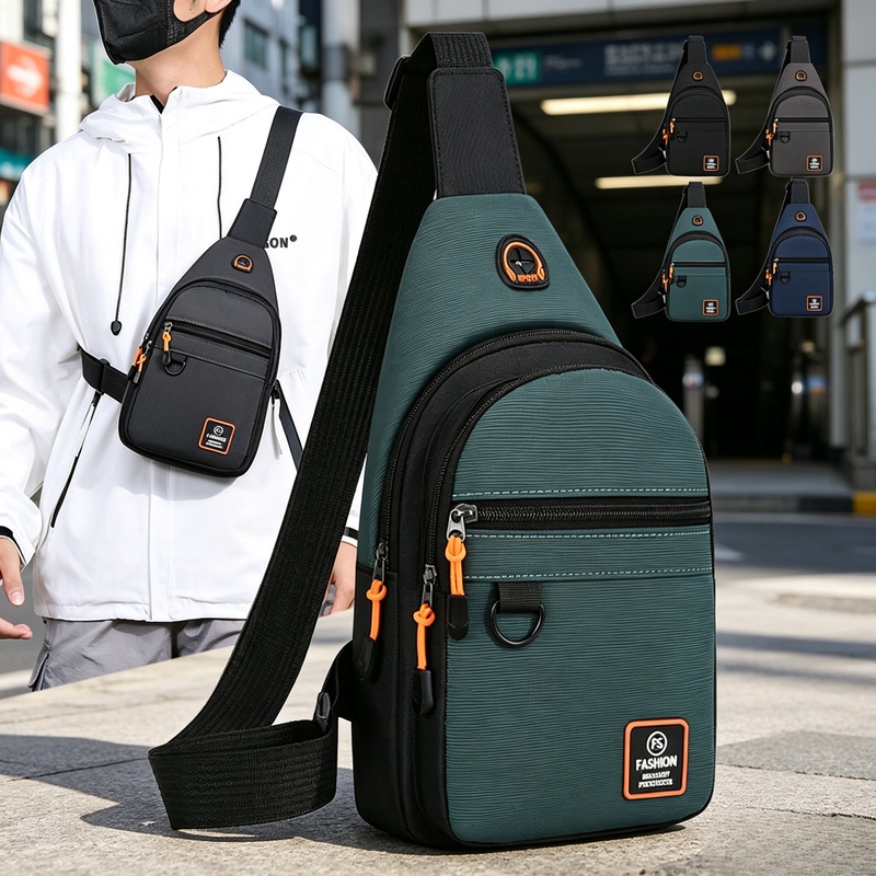 Tas Selempang Dada Pria Anti A - Hiking Backpack Waterproof ulasan dan harga