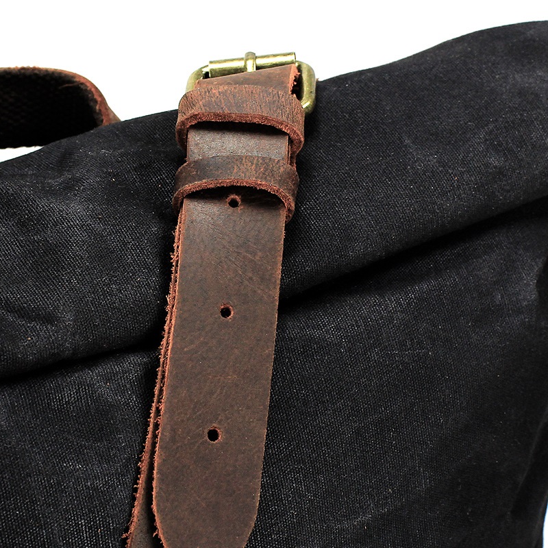 Ransel Kulit Kanvas Retro untu - Leather Backpack Vintage ulasan dan harga